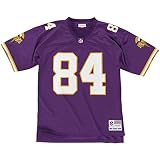 Mitchell & Ness Randy Moss #84 Minnesota Vikings Legacy Throwback NFL Trikot Lila, M