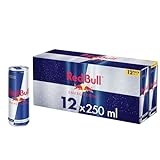 Red Bull Energy Drink Dosen Getränke 12er Palette, EINWEG (12 x 250 ml)