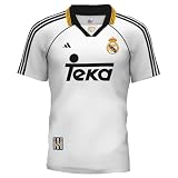 Madrid Jersey Saison 2000 - Klassische Camiseta Real Madrid, Weiss/opulenter Garten, XX-Larg