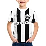 Juventus Personalisiert Fussball Trikot Kinder,Klub-WM 2025 Trikot mit Eigenem Namen Nummer,Juventus Fußballtrikot für Jungen,Fussball Geschenke Kinder,100% Polyester, Atmungsak
