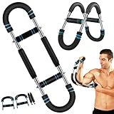 Twister Armtrainer, verstellbarer Unterarmstärker, Armtrainingsgerät, Brusttrainingsgerät, tragbarer Federwiderstand, Brust, Arme, Schultern und Unterarme, Muskeltraining, Fitnessg