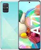 Samsung Galaxy A71 Smartphone 5G, Alle Träger (16.95cm (6.7 Zoll) 128 GB interner Speicher, 6 GB RAM, Dual SIM, Android 10 to 13) - Deutsche Version (128 GB mit 5G, Prism Crush Blau)