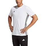 adidas Men's TABELA 23 JSY T-Shirt, White/Black, L
