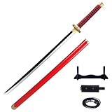 Schwert Sandai Kitetsu von Lorenor Zorro aus PU-Schaum | Katana mit Schwertscheide | Inkl. Schwertgürtel & S