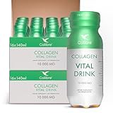 Kollagen Flüssig - Collagen Drink 32x140ml - Vital Set Kollagengehalt 10.000 mg