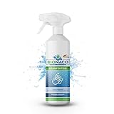 Bionaco Desinfektionsspray 500 ml – Alkoholfreies Desinfektionsmittel, Hygienemittel für Oberflächen & Gegenstände, mit Schaum & Sprüh-Funktion, nachhaltiger & naturnaher Wirkstoff, Made in Germany