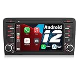 AWESAFE Autoradio für Audi A3 8P S3 RS3 2003-2012, Android 12 System, 7 Zoll Touchscreen, 2G+32G, Unterstützt Navigation Carplay Android Auto Bluetooth WiF