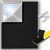 TAKUZA Dachfenster Verdunkelung 1m x 1,45m, Fenster Verdunkelung mit Hochtemperaturbeständiges Klettverschluss, Sonnenschutz 100% Verdunkelung, Rollo ohne B