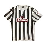 FC St. Pauli T-Shirt, Remake des Aufstiegstrikots 2001, 100% Baumwolle, Brustdruck, Ärmelaufnäher (DE/NL/SE/PL, Alphanumerisch, XXL, Regular, Regular, Braun Weiß, FC St. Pauli)