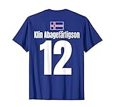Isländische Namen Fußball Island Sauf Trikot Mallorca T-S