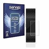 Savvies 6x Schutzfolie kompatibel mit Fitbit Charge 2 Displayschutz-Folie Ultra-Transp