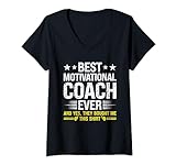 Bester Motivationscoach aller Zeiten, lustiger Motivationscoach T-Shirt mit V