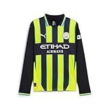 PUMA Manchester City Auswärtstrikot Langarm 2024/25 Saison - Replica - Herren - Neue Marine - Größe: L