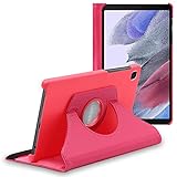 ebestStar - Hülle für Samsung Galaxy Tab A7 Lite 8.7 T220 T225, Drehbar Schutzhülle, PU-Lederhülle, Rotierende Ständer Etui, Rotating Case Cover, Pink