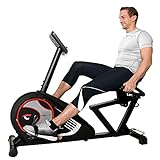 Christopeit Sport Sitz-Ergometer RS 3 – 24-Stufiger Fahrrad-Heimtrainer bis 150kg, niedriger Einstieg, 10kg Schwung
