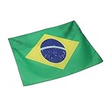 iplusmile WM-Flagge Kap Kostüm mit brasilianischer Flagge Fußballflagge Brasilien-Flagge-Kostüm für Damen brasilien flagge brasilianische flagge Flaggen der Welt Br Kostüm Ammer Poly