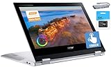 acer Chromebook Spin 2-in-1 Convertible Laptop (2023), 8-Core MediaTek MT8183C Prozessor, 11,6 Zoll HD IPS Touchscreen, 4 GB RAM, 128 GB (64 GB eMMC + 64 GB SD), WiFi 5, langer Akku, Chrome OS +