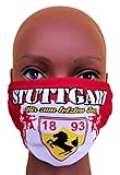 Stuttgart Maske 2.0, Vermummungsmaske, Stuttgart Community Maske, Stuttgart Fußballmaske, Alltagsmaske, Stuttgart Gesichtsmask