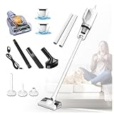 LRF-yxkj Saug Und Wisch Staubsauger 5 in 1 Mit Wischfunktion,200ml Wassertank, Akku Wischer Für Hartböden/Teppich/Tierhaare/Auto/B