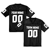 American Football Trikot Personalisierte Football Trikot Uniformen Personalisierte Teamname Nummer Shirts Hip Hop Shirts für Herren Damen Kinder Schw