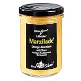 Lübecker Marzilade® Fruchtaufstrich Orange-Marzipan mit Rum 225g