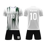 Personalisiert American-Football-Trikot, Custom Jersey Personalized Stitched/Printed Name & Number Sports Uniform Sporthemden Schnelltrocknend Atmungsaktiv T-Shirt für Junge H