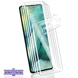 Yonntmmi Schutzfolie für OPPO Find X2 Pro 4 Stück, flexibler TPU-Folie Blasenfreie Weich, Anti-Kratzer, [Non-Panzerfolie] HD TPU für Panzerglas für OPPO Find X2
