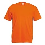 Fruit of the Loom - Classic T-Shirt 'Value Weight' M,Orang