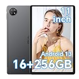 OSCAL 11 Zoll 4G Tablet Pad18, 16(8+8) GB RAM + 256GB ROM, Android 13 Tablet mit FHD 1920x1200 IPS Display, Octa-Core Gaming Tablet, 13MP Kamera, 8800mAh, Google GMS, GPS, Widevine L1
