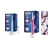 Oral-B PRO 1 770 Elektrische Zahnbürste/Electric Toothbrush für eine gründliche Zahnreinigung, 1 Putzprogamm & PRO 1 750 Design Edition Elektrische Zahnbürste/Electric Toothb