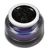 Farbgel metallic Schwarz Black UV Led Gel Nageldesign Nagelgel Gelnägel Nailart RM Beautynails 1er Pack (1x5ml)