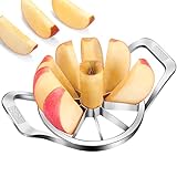 Apfelschneider Edelstahl Apfelteiler zum Zerschneiden Apfelspalter Apfelspaltenschneider Apfelschäler Apfelzerteiler Apfelstecher Apfelkernausstecher Apfelportionierer Apfelentkerner Ap