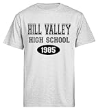 Hill Valley High School 1985 Graues Kurzarm-T-Shirt Herren T-S