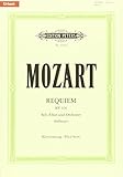 Requiem d-Moll KV 626 / SmWV 105 / URTEXT: Vervollständigung Süßmayr, Neuausgabe nach den Quellen / Klavierauszug (Edition Peters)