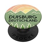 Duisburg Deutschland - Duisburg Deutschland Berg Logo PopSockets mit austauschbarem PopGrip