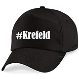 Reifen-Markt Base Cap Hashtag #Krefeld Größe Uni Farbe Schwarz Druck W