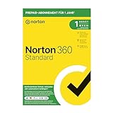 Norton 360 Standard 2022 | 1 Gerät | 1-Jahres-Abonnement mit Automatischer Verlängerung | Secure VPN und Passwort-Manager | PC/Mac/Android/iOS | FFP, Aktivierungscode in Originalverpackung