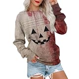 Halloween Kostüm Kostüme Für Erwachsene Strickpullover Damen Winterpullover KostüM Hippie Piraten Frauen Skelett Blanket Kürbis Pärchen (1-Rot,M)