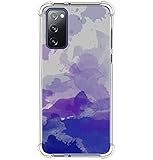 Tumundosmartphone Schutzhülle aus Silikon, stoßfest, für Samsung Galaxy S20 FE Wasserfarben-Design 09