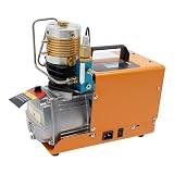 Luftkompressor 300Bar 230V 1800W Hochdruck Druckluftpumpe Intelligenter Display Druck-Einstellbar 2800rpm 100L/min Wasser-Öl-Abscheider Wasserkühlung für PCP-Gewehr Druckluftpistole T