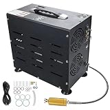 TUXING PCP Luftkompressor, 800 W Doppelzylinder-PCP-Luftpistolenkompressor, 4500 PSI Auto-Stop, integriertes Lüfterkühlsystem, Kompressorpumpe für Tauchbecken/Pcp-Gew