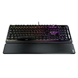 Roccat Pyro - Mechanische RGB Gaming Keyboard mit RGB-Beleuchtung (DE Layout), schw