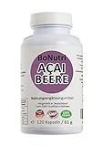 Acai Beere 30000 mg Tagesdosis 120 vegane Kapseln Ohne Magnesiumstearat Vegan Glutenfrei Laktosefrei Beste Qualität aus Deutschland Rückgab