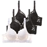 V Ausschnitt BH Damen - Komfort Tief V BH Damen überkreuzter Rücken Sport-BH Mittlere Unterstützung Yoga Bra Damen Unterwäsche Super Push Up BH Sport BH Damen Haltungskorrektur Rücken BH