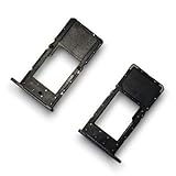 jbTec SD-Card-Tray Karten-Halter kompatibel mit Samsung Galaxy Tab A7 Lite WiFi - Slot Schlitten Rahmen, Farbe:Schwarz (Gray)