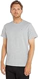 Tommy Jeans Herren T-Shirt Kurzarm TJM Classic Rundhalsausschnitt, Grau (Light Grey Heather), XXS