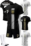 IIIII20Fo7IIIII Fussball Deutschland Trikot Em 2024 Kinder mit eigenem Namen personalisiert - Jungen National Fußball Kind Trikots - Jungs Fanartikel deutsche Nationalmannschaft XT5B
