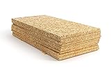 OSB3 Grobspanplatte Verlegeplatte für tragende Zwecke im Feuchtebereich, im Rohbau, im Innenausbau als Wandverkleidung oder Deckenbeplankung (18mm, 125 x 80 cm) stumpfe Kanten (ohne Nut/Feder)