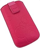 Handyschale24 Slim Case für Haier Phone G31 Handytasche Pink Rosa Schutzhülle Tasche Cover E