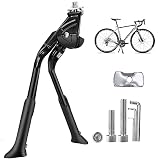 Aimeke® Fahrradständer Doppelständer 20-28 Zoll Zweibeinständer Fahrrad Aluminiumlegierung Universal Einstellbarer Zubehör für Mountainbike, E-Bike, MTB, City